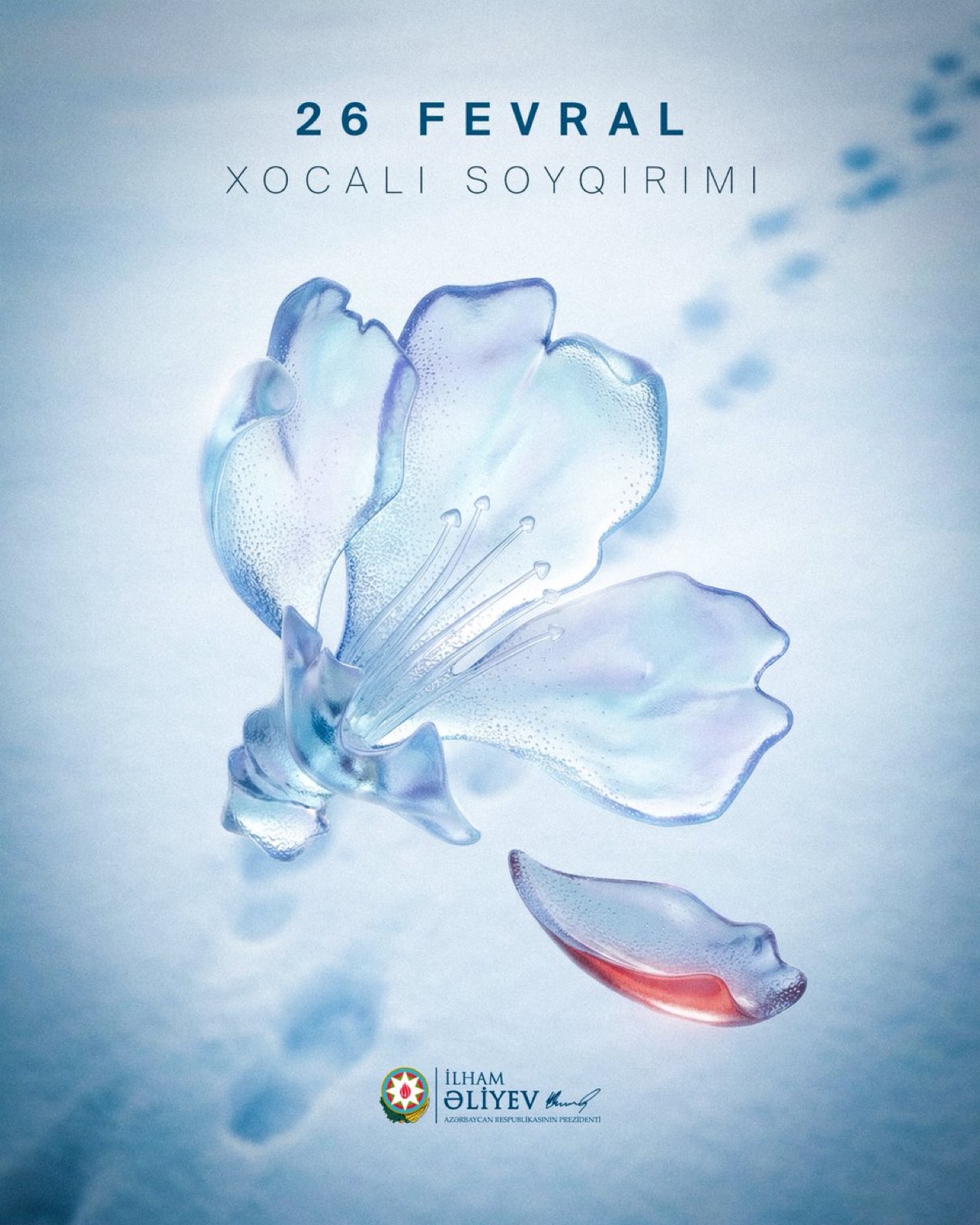 Президент Ильхам Алиев поделился публикацией в связи с 34-й годовщиной Ходжалинского геноцида (ФОТО)