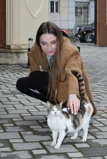 Лейла Алиева и Алена Алиева посетили Джума-мечеть (ФOTO)