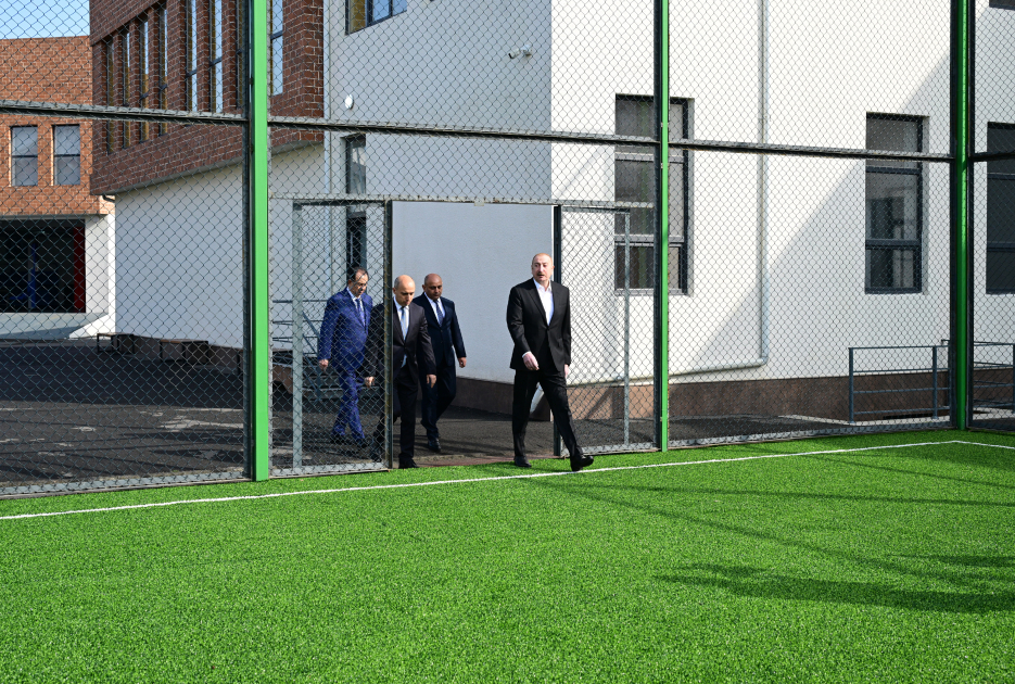 Президент Ильхам Алиев принял участие в открытии Лянкяранского государственного центра профессионального образования (ФОТО)