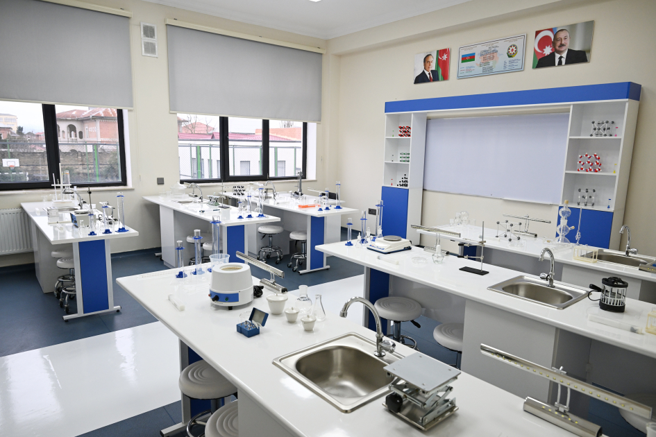 Президент Ильхам Алиев принял участие в открытии Лянкяранского государственного центра профессионального образования (ФОТО)