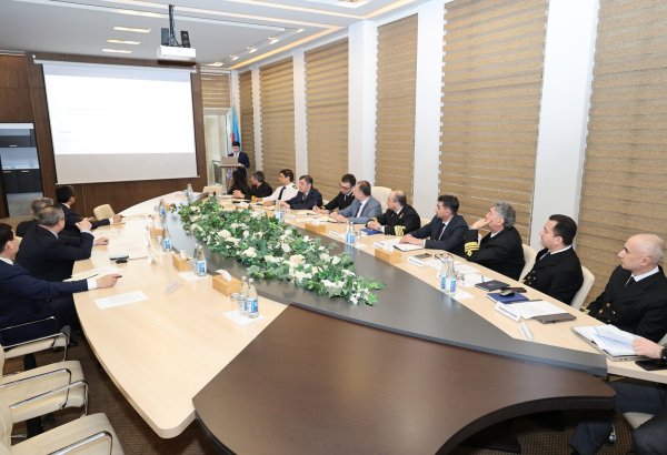 В Морском и портовом агентстве Азербайджана прошла встреча с казахстанской делегацией (ФОТО)