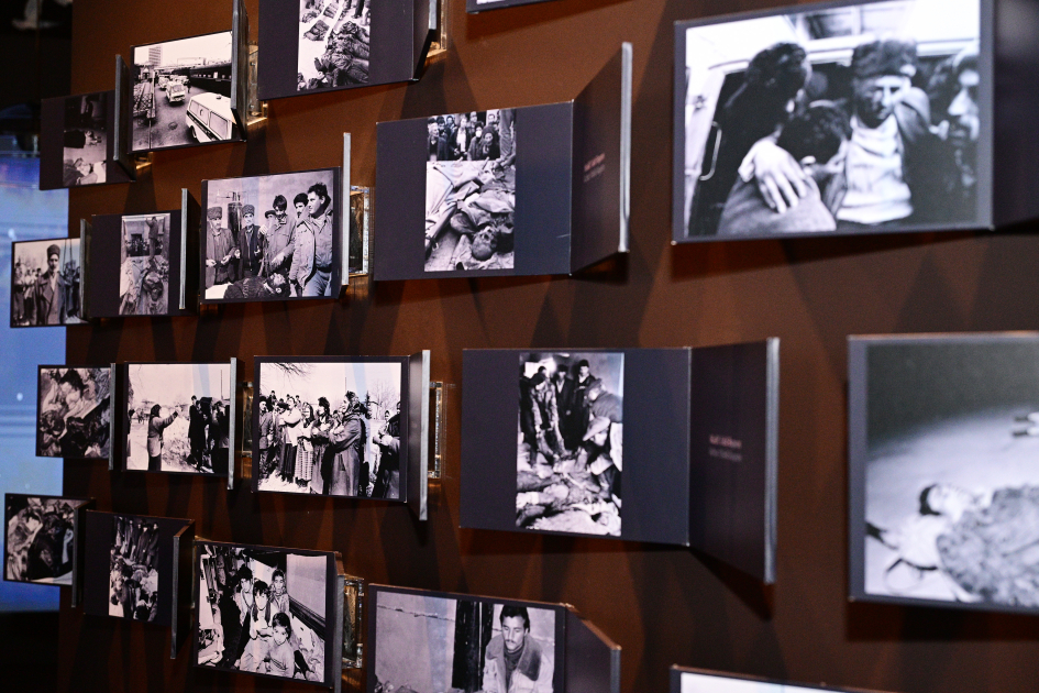 Президент Ильхам Алиев и Первая леди Мехрибан Алиева приняли участие в открытии Мемориала жертвам Ходжалинского геноцида (ВИДЕО/ФОТО)