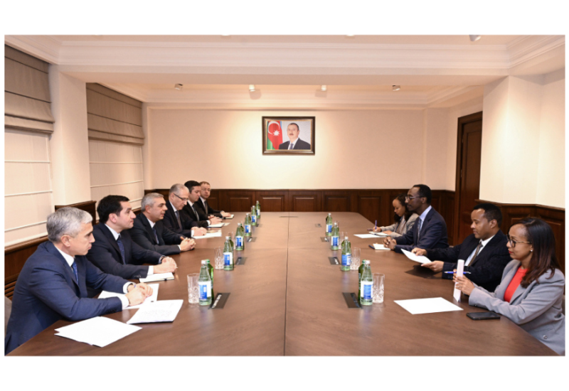 Руководитель Администрации Президента Азербайджана встретился с президентом COP32 (ФОТО)