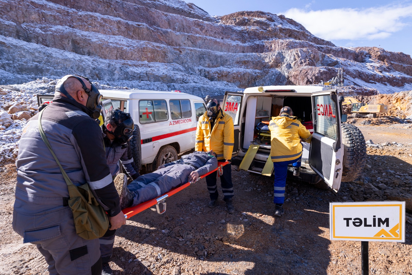 «AzerGold» провело мероприятие в Дашкасане посвященное Всемирному дню гражданской обороны (ФОТО)