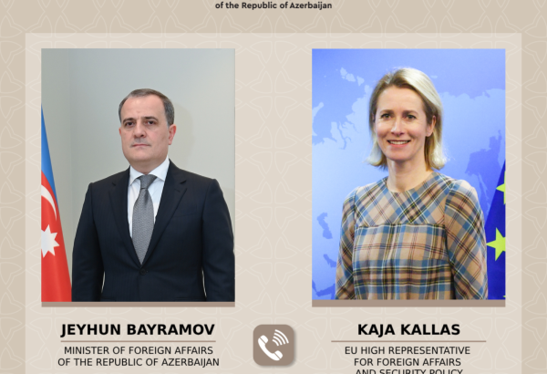 Джейхун Байрамов обсудил с Каей Каллас ситуацию с безопасностью в регионе
