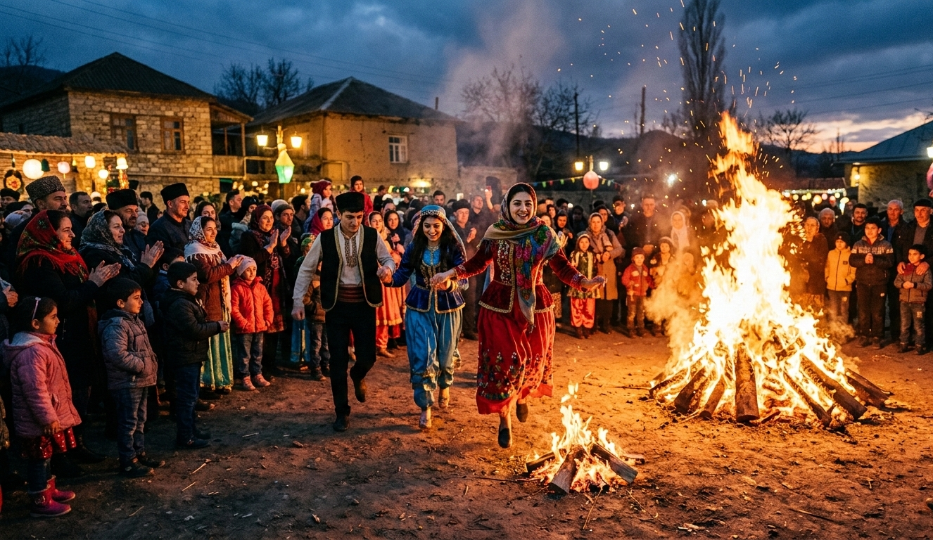 "Од чершенбеси" в Азербайджане - традиции и ритуалы в преддверии праздника Новруз