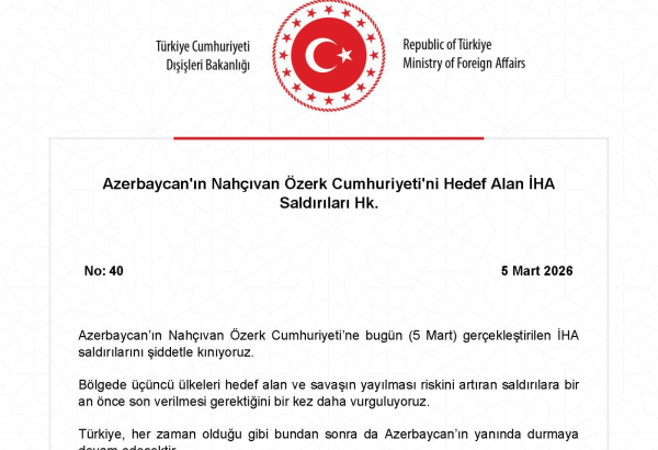 МИД Турции выступил с заявлением в связи с дроновыми атаками на Азербайджан