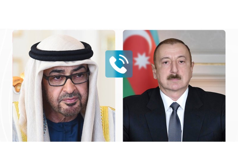 Президент ОАЭ позвонил Президенту Ильхаму Алиеву