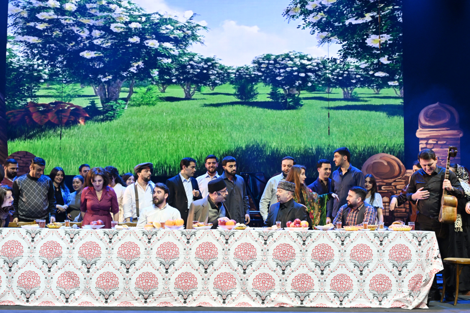 Лейла Алиева присутствовала на музыкальном спектакле «Только культура» во Дворце Гейдара Алиева (ФОТО)