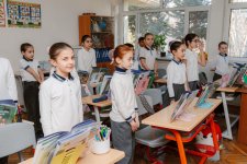 Вице-президент Фонда Гейдара Алиева Лейла Алиева посетила Бакинскую хореографическую академию (ФОТО)