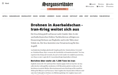 Высказывания Президента Ильхама Алиева о дроновой атаке Ирана на Азербайджан продолжают освещаться мировыми медиа (ФОТО)