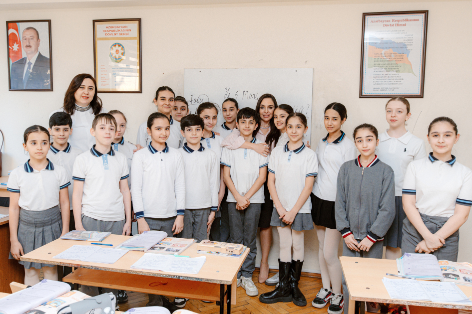 Вице-президент Фонда Гейдара Алиева Лейла Алиева посетила Бакинскую хореографическую академию (ФОТО)