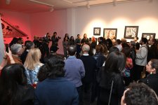 Вице-президент Фонда Гейдара Алиева Лейла Алиева приняла участие в групповой выставке «Дом с видом на пейзаж» (ФОТО)