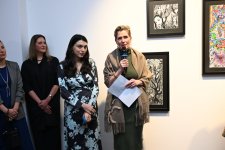 Вице-президент Фонда Гейдара Алиева Лейла Алиева приняла участие в групповой выставке «Дом с видом на пейзаж» (ФОТО)