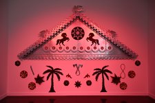 Вице-президент Фонда Гейдара Алиева Лейла Алиева приняла участие в групповой выставке «Дом с видом на пейзаж» (ФОТО)