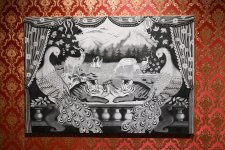 Вице-президент Фонда Гейдара Алиева Лейла Алиева приняла участие в групповой выставке «Дом с видом на пейзаж» (ФОТО)