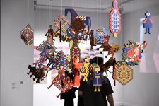 Вице-президент Фонда Гейдара Алиева Лейла Алиева приняла участие в групповой выставке «Дом с видом на пейзаж» (ФОТО)