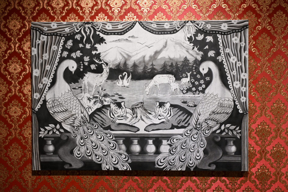 Вице-президент Фонда Гейдара Алиева Лейла Алиева приняла участие в групповой выставке «Дом с видом на пейзаж» (ФОТО)