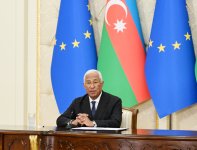 Президент Ильхам Алиев и президент Совета Европейского Союза Антониу Кошта выступили с заявлениями для прессы (ФОТО/ВИДЕО)