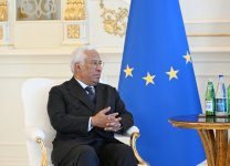 Состоялась встреча Президента Ильхама Алиева с президентом Совета Европейского Союза один на один (ФОТО)