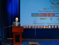 День национального театра Азербайджана отметили исторической премьерой и церемонией награждения (ФОТО)