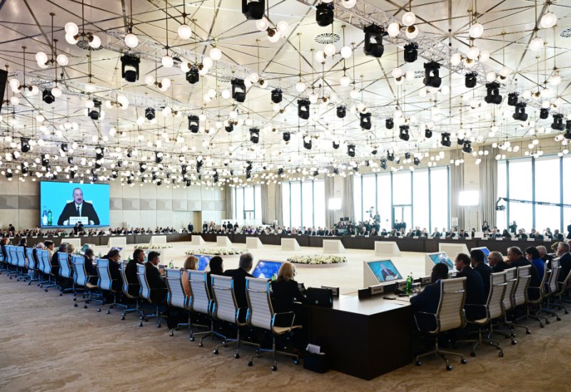 В своем выступлении на XIII Глобальном Бакинском форуме Президент Ильхам Алиев затронул тему роста цен на нефть и на газ