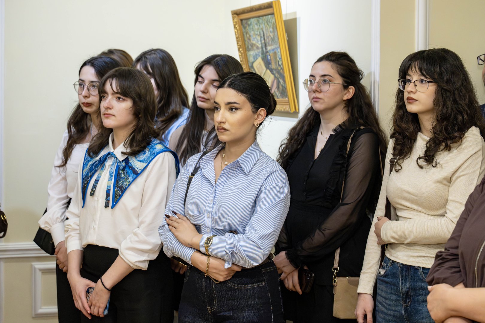 Творчество народного художника Азербайджана Давуда Кязымова глазами молодёжи (ФОТО)