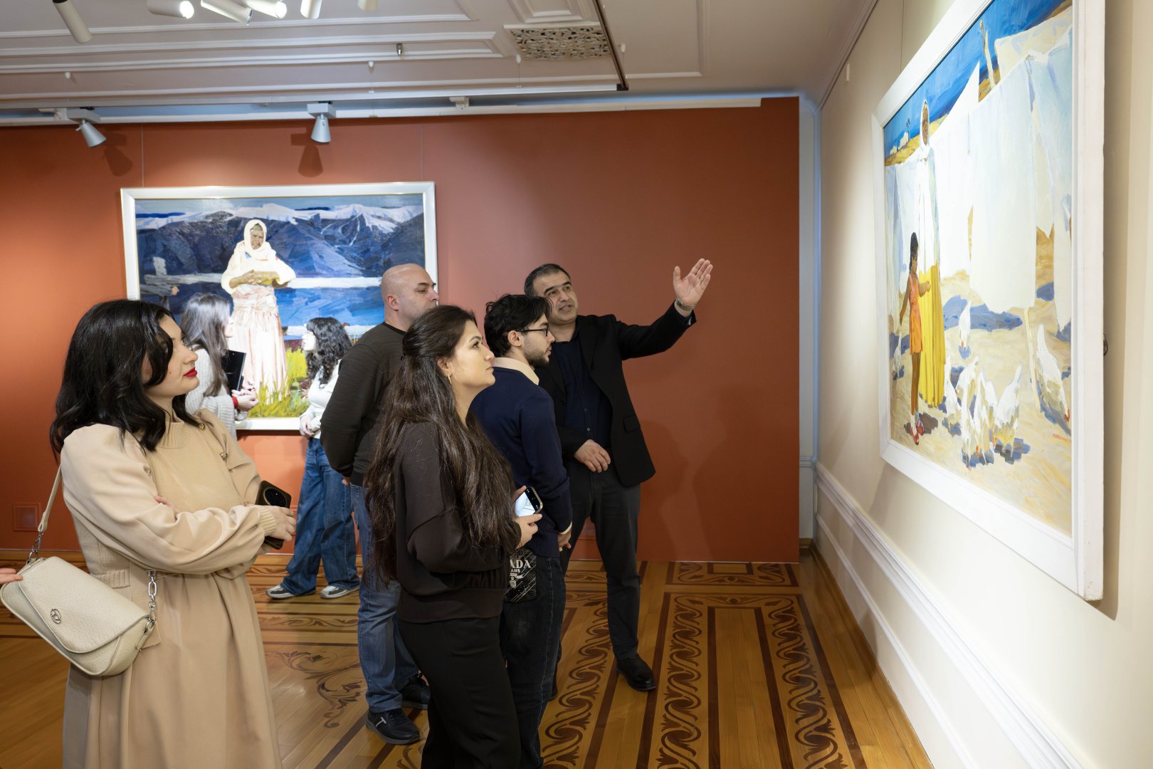 Творчество народного художника Азербайджана Давуда Кязымова глазами молодёжи (ФОТО)