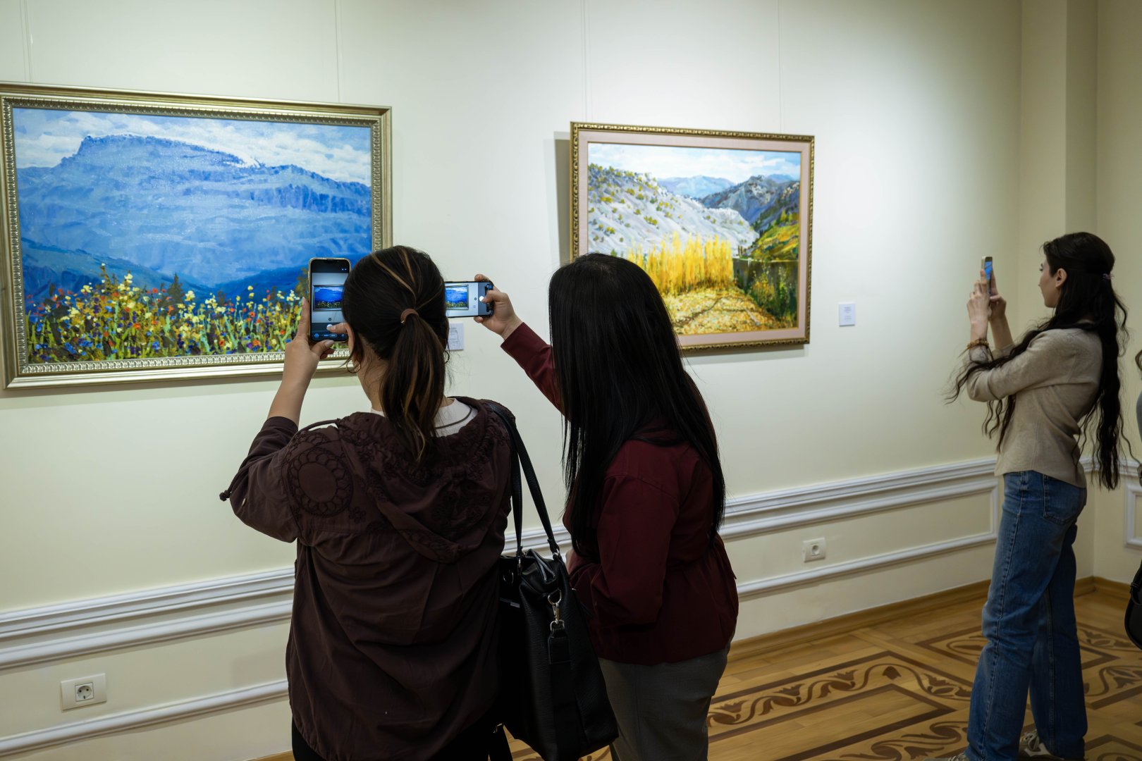 Творчество народного художника Азербайджана Давуда Кязымова глазами молодёжи (ФОТО)