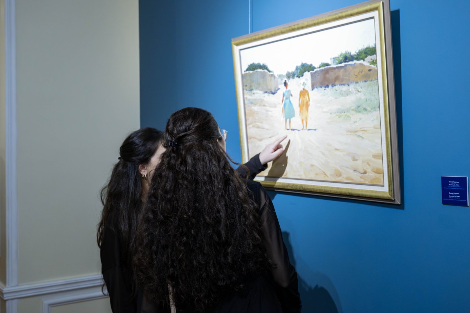 Творчество народного художника Азербайджана Давуда Кязымова глазами молодёжи (ФОТО)