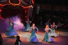 Впервые в Баку легендарное конное шоу "Галкыныш" из Туркменистана - перформанс в Circus Sea Breeze (ФОТО)