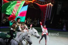 Впервые в Баку легендарное конное шоу "Галкыныш" из Туркменистана - перформанс в Circus Sea Breeze (ФОТО)