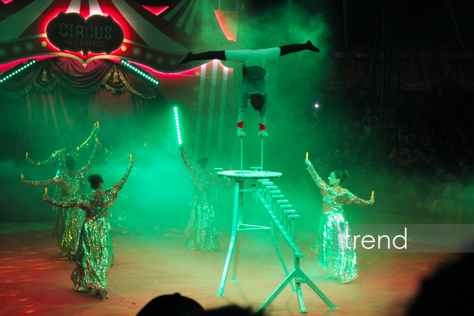 Впервые в Баку легендарное конное шоу "Галкыныш" из Туркменистана - перформанс в Circus Sea Breeze (ФОТО)