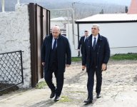 Члены Координационного штаба ознакомились с ремонтно-восстановительными работами в селе Гузейхырман Ходжавенда (ФОТО)
