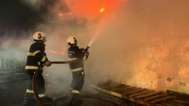 Пожар в мебельном цехе в Баку потушен (Обновлено) (ФОТО/ВИДЕО)