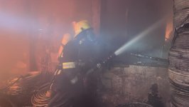 Пожар в мебельном цехе в Баку потушен (Обновлено) (ФОТО/ВИДЕО)