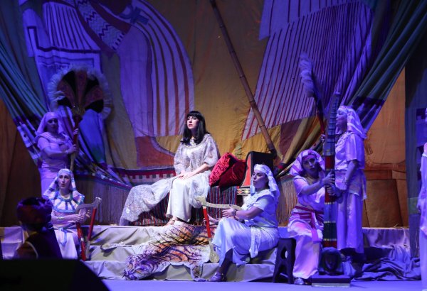 Фидан Гаджиева в образе дочери фараона Египта - Амнерис: любовь, ревность, отчаяние (ФОТО)