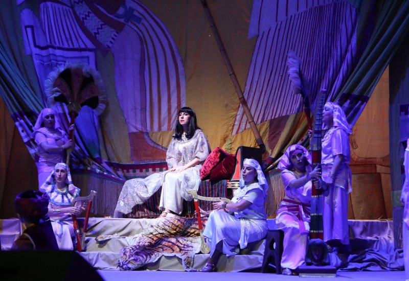 Фидан Гаджиева в образе дочери фараона Египта - Амнерис: любовь, ревность, отчаяние (ФОТО)