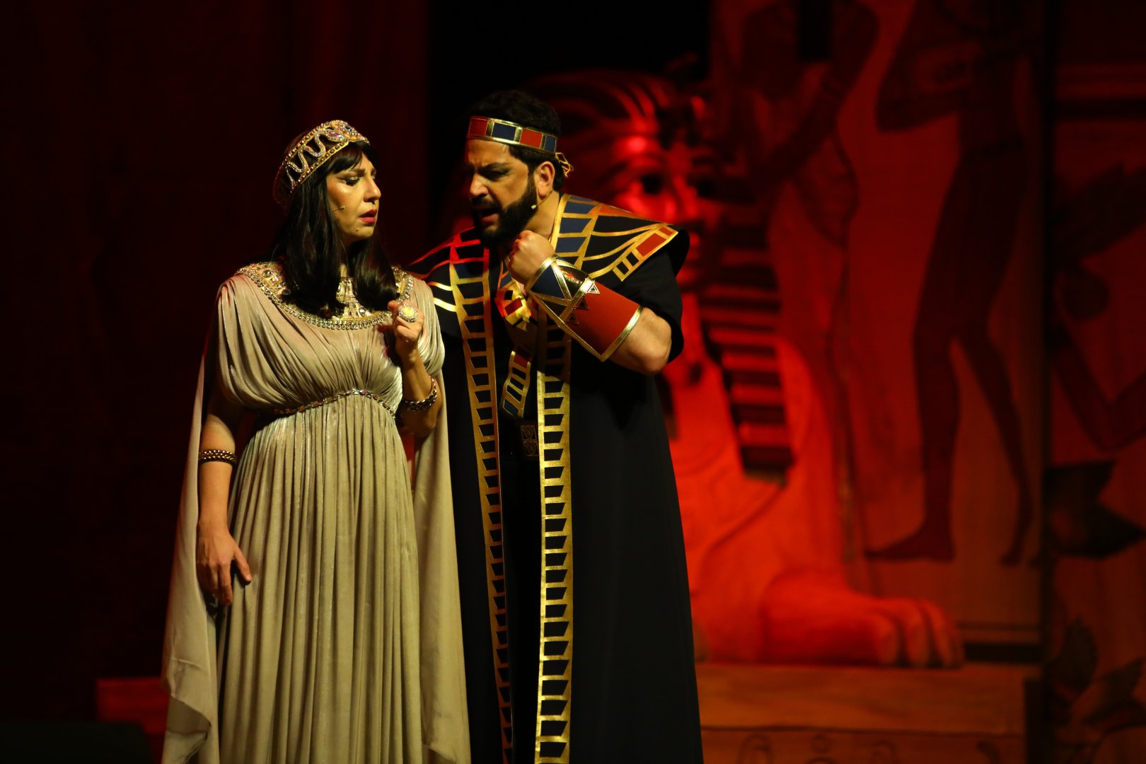 Фидан Гаджиева в образе дочери фараона Египта - Амнерис: любовь, ревность, отчаяние (ФОТО)