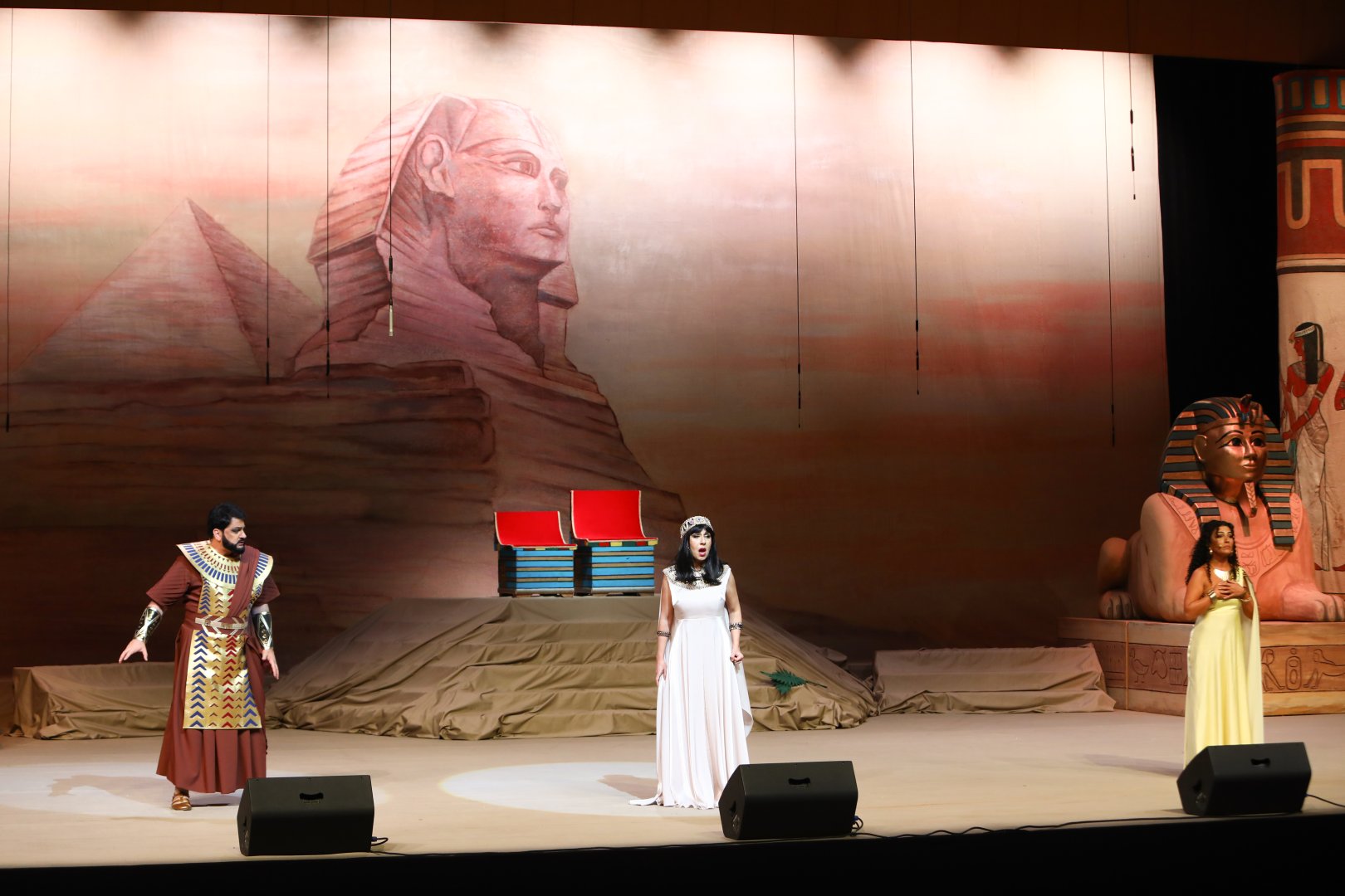 Фидан Гаджиева в образе дочери фараона Египта - Амнерис: любовь, ревность, отчаяние (ФОТО)