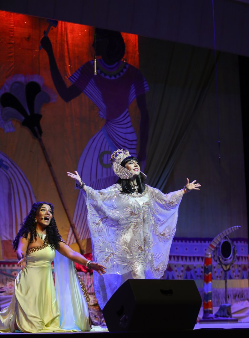 Фидан Гаджиева в образе дочери фараона Египта - Амнерис: любовь, ревность, отчаяние (ФОТО)