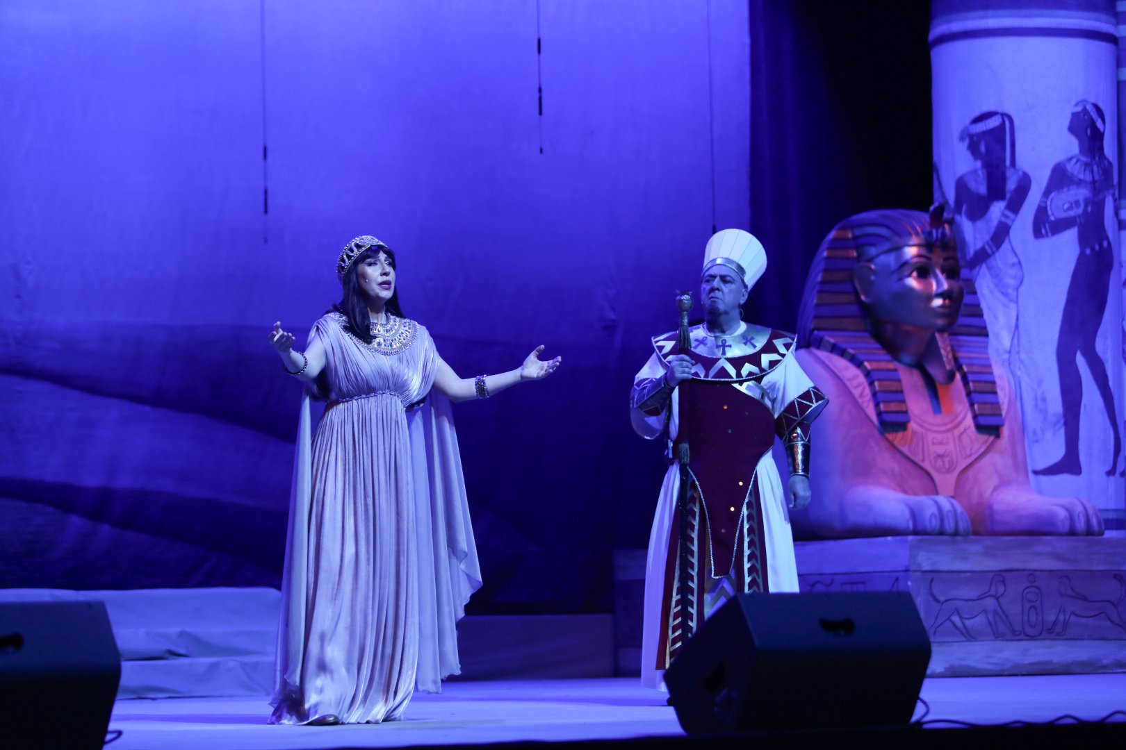 Фидан Гаджиева в образе дочери фараона Египта - Амнерис: любовь, ревность, отчаяние (ФОТО)