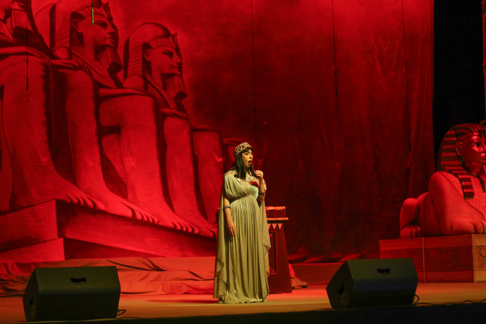 Фидан Гаджиева в образе дочери фараона Египта - Амнерис: любовь, ревность, отчаяние (ФОТО)