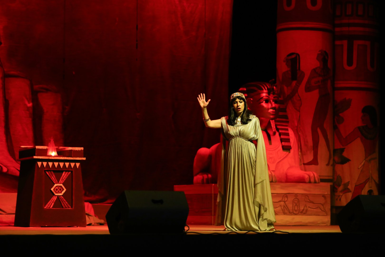 Фидан Гаджиева в образе дочери фараона Египта - Амнерис: любовь, ревность, отчаяние (ФОТО)