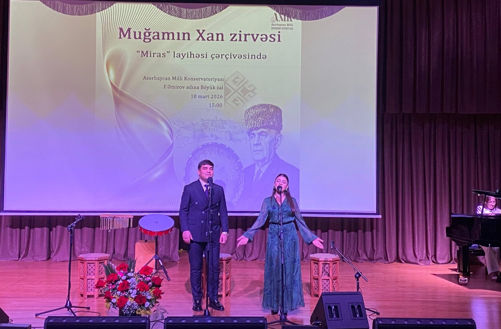 В честь Хана Шушинского прошел торжественный вечер и открытие мемориальной комнаты (ФОТО)