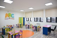 Президент Ильхам Алиев принял участие в открытии нового здания Шамахинского европейского лицея
(ФОТО)