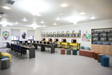 Президент Ильхам Алиев принял участие в открытии нового здания Шамахинского европейского лицея
(ФОТО)