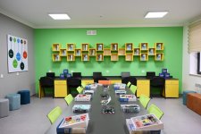 Президент Ильхам Алиев принял участие в открытии нового здания Шамахинского европейского лицея
(ФОТО)