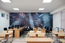 Президент Ильхам Алиев принял участие в открытии нового здания Шамахинского европейского лицея
(ФОТО)