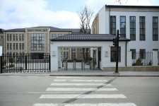 Президент Ильхам Алиев принял участие в открытии нового здания Шамахинского европейского лицея
(ФОТО)